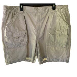 St John's Bay Men's Size 44W Tan Hiking Shorts 7" Inseam NWT